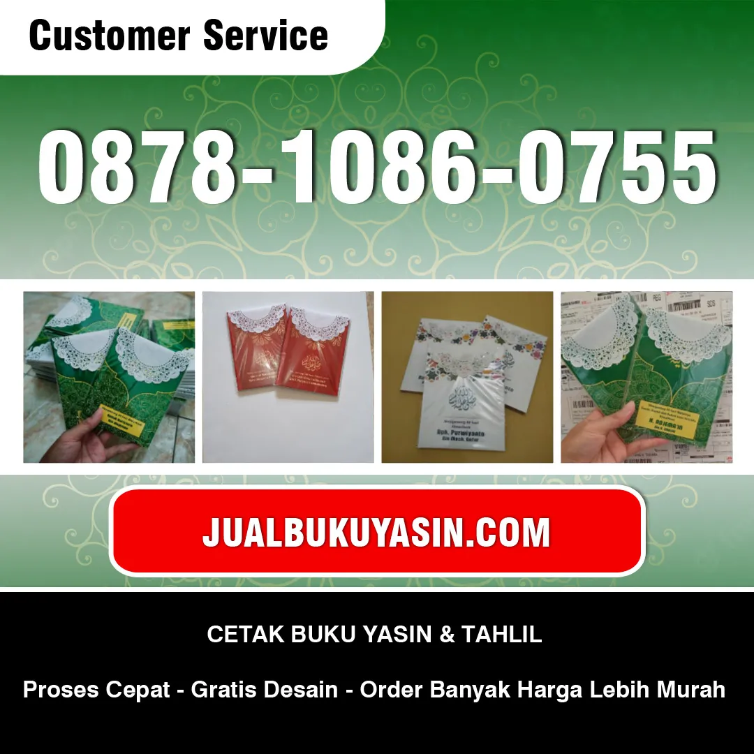 Buku Yasin Custom