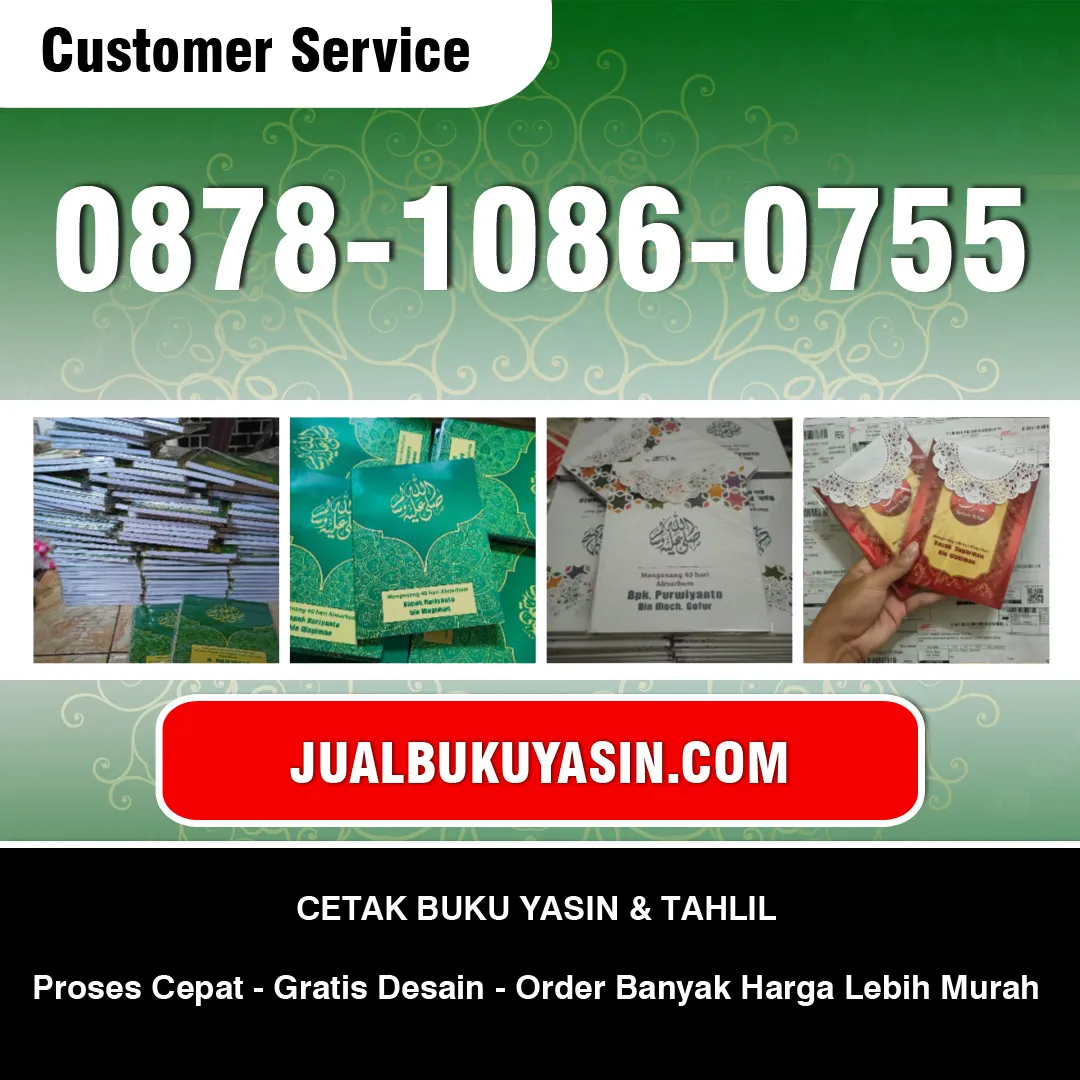 Cetak Buku Yasin Bekasi