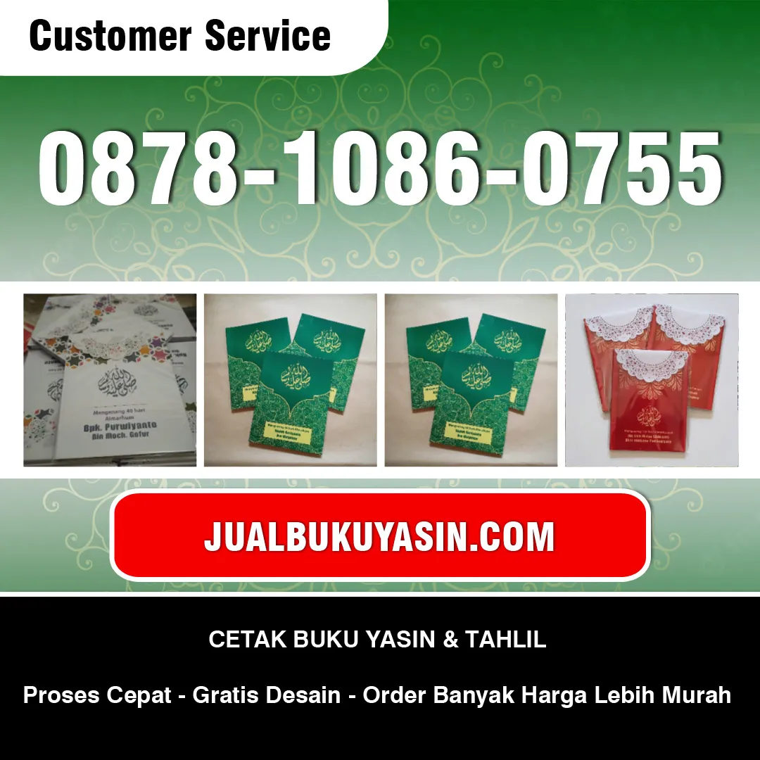 Cetak Buku Yasin Daerah Bandung
