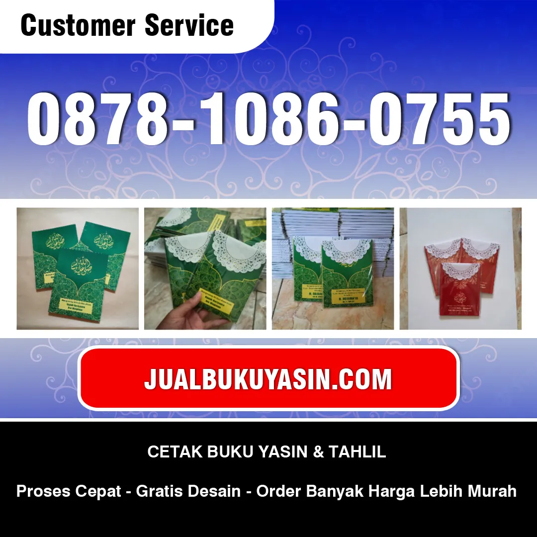 Cetak Buku Yasin Daerah Pasuruan