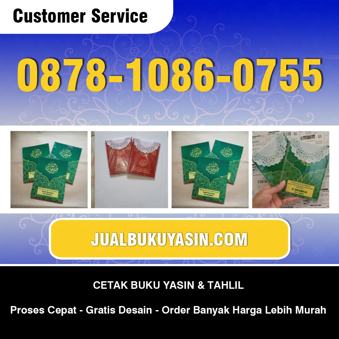 Cetak Buku Yasin Murah Bekasi