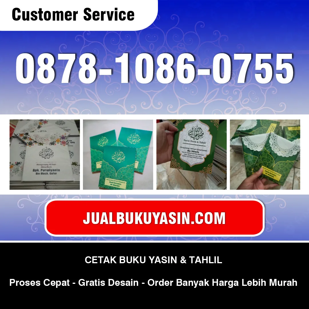 Cetak Buku Yasin Murah di Depok