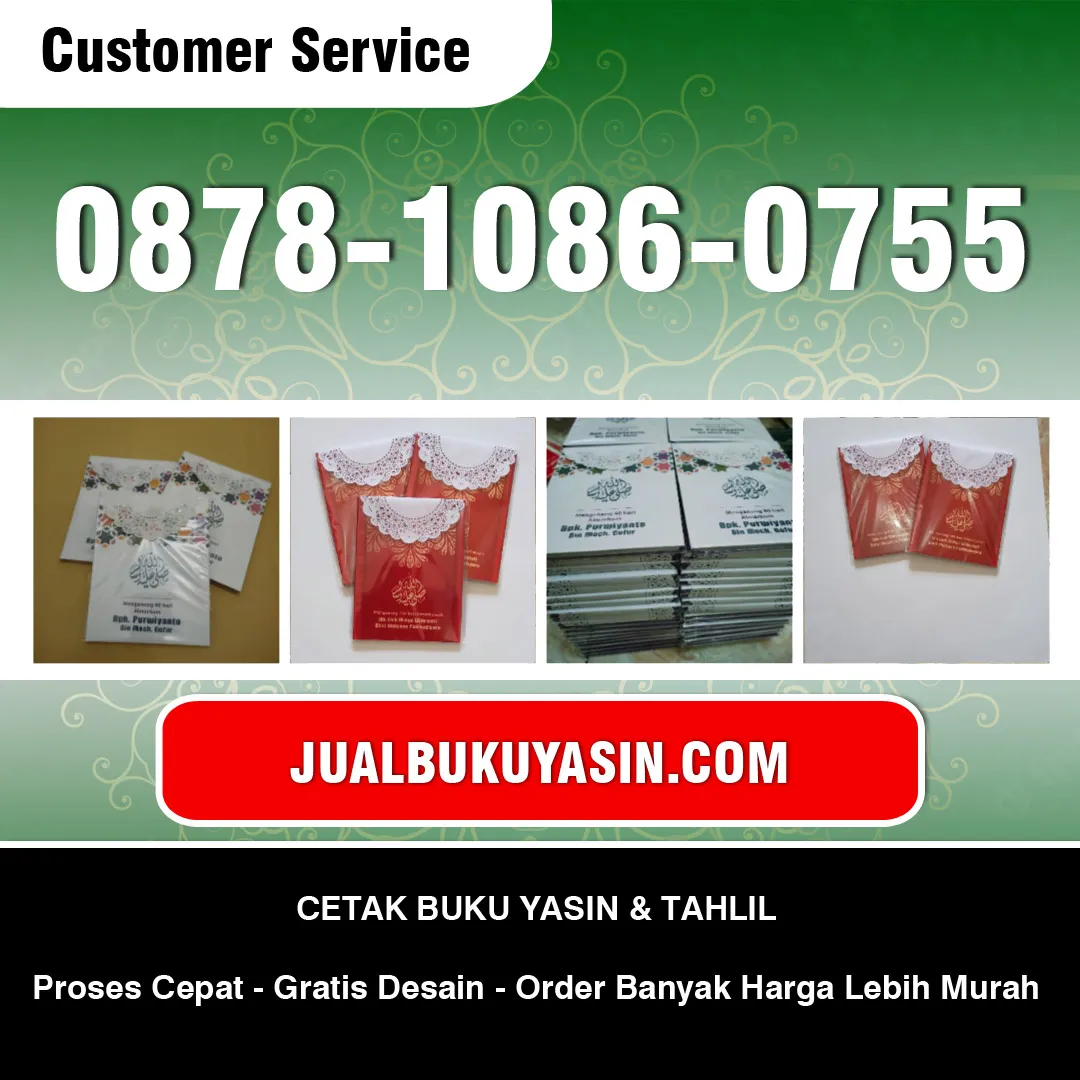 Cetak Buku Yasin Wonosobo