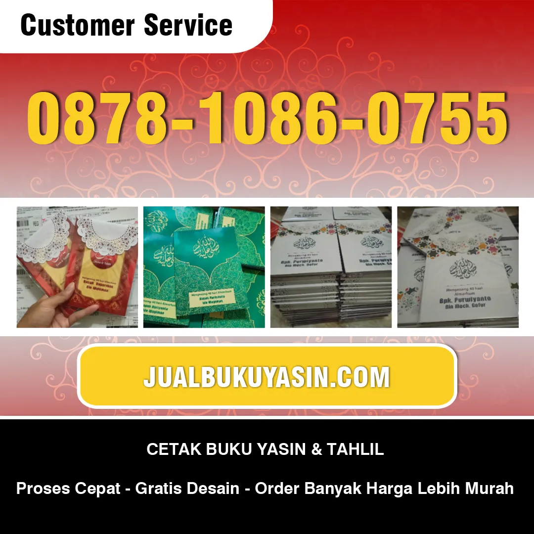 Cetak Yasin Bekasi