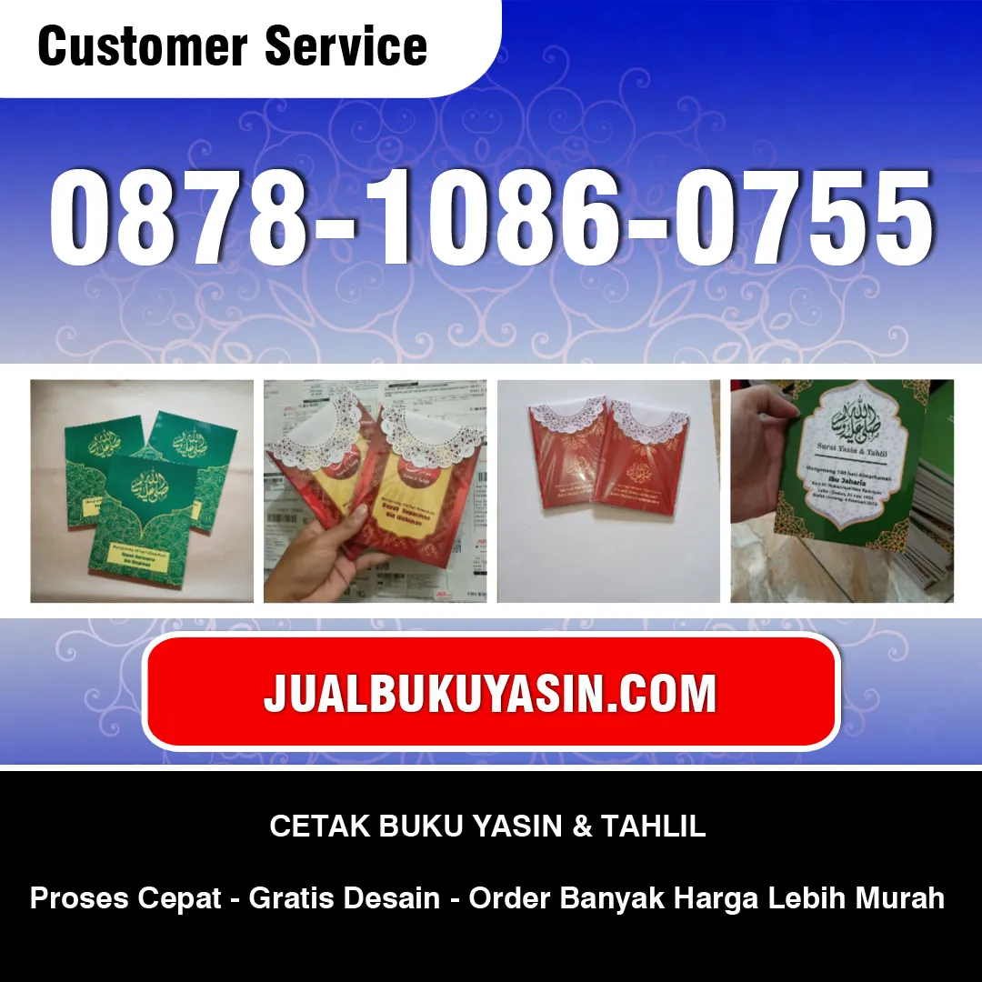 Contoh Cetak Buku Yasin Bandung