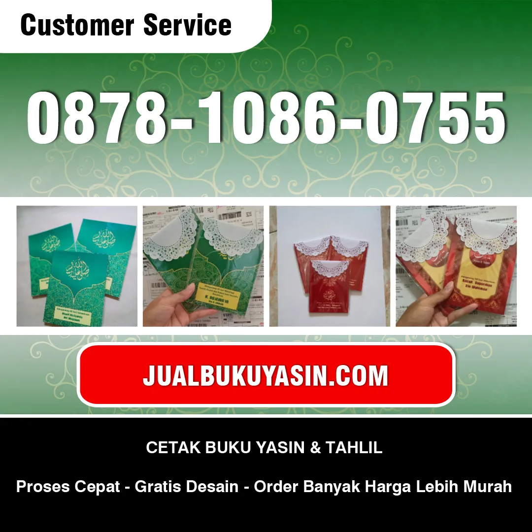 Harga Cetak Buku Yasin di Bandung