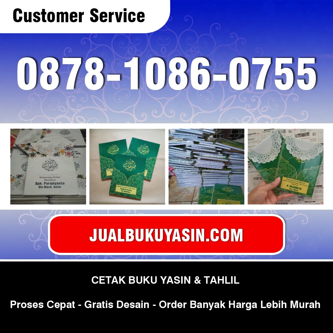 Harga Cetak Buku Yasin di Bogor