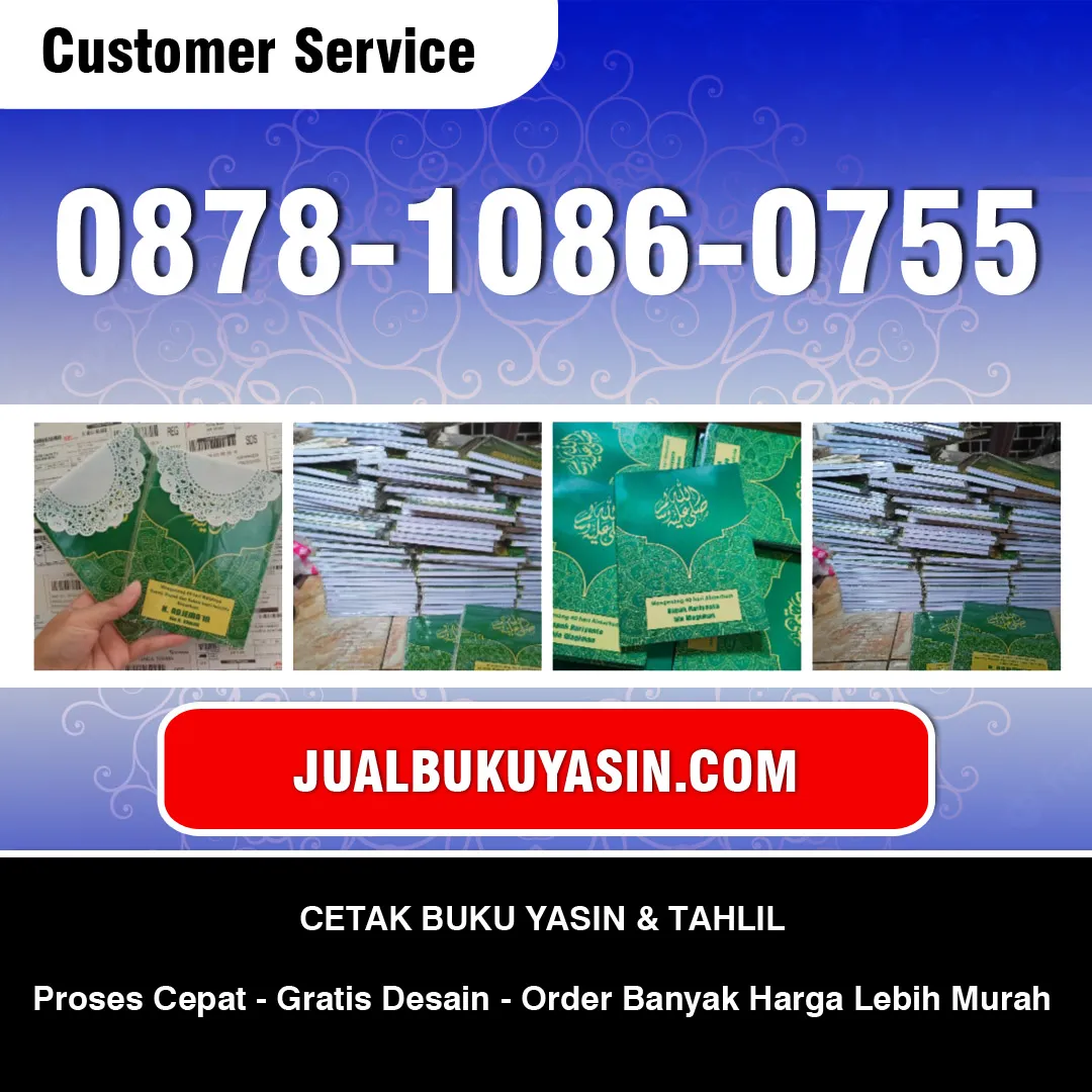 Harga Cetak Buku Yasin Tasikmalaya