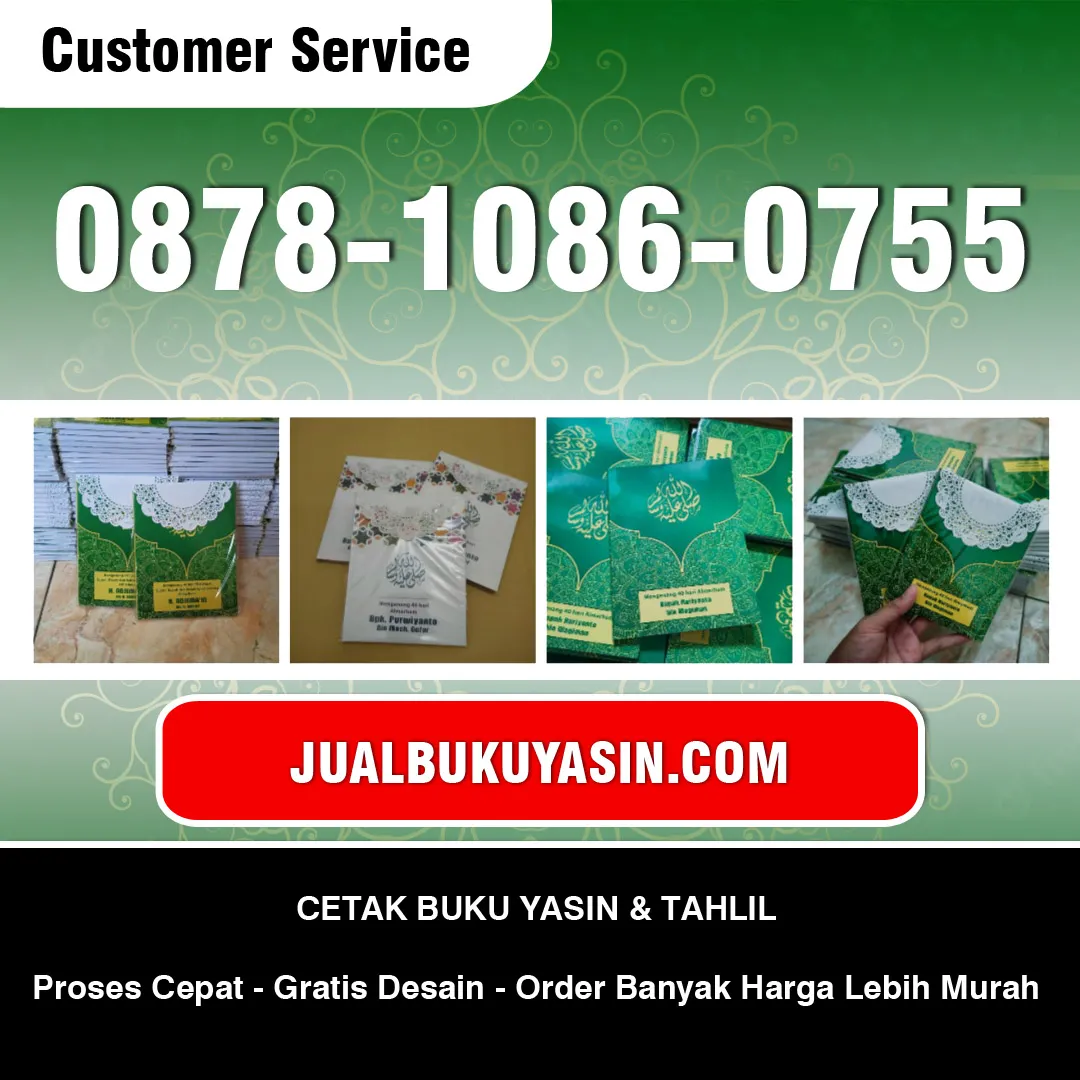 Harga Cetak Yasin di Banjarmasin