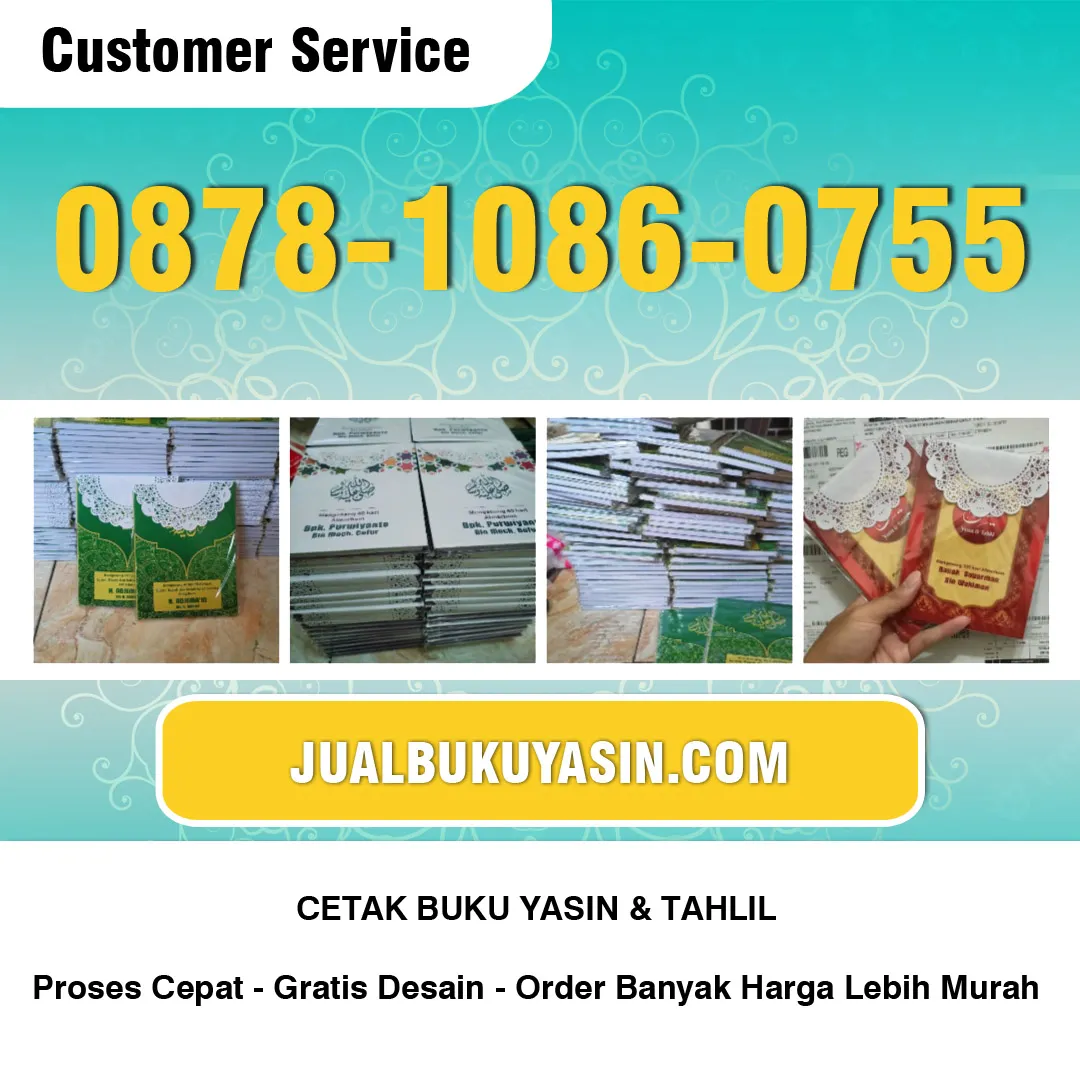 Harga Pembuatan Buku Yasin di Karawang