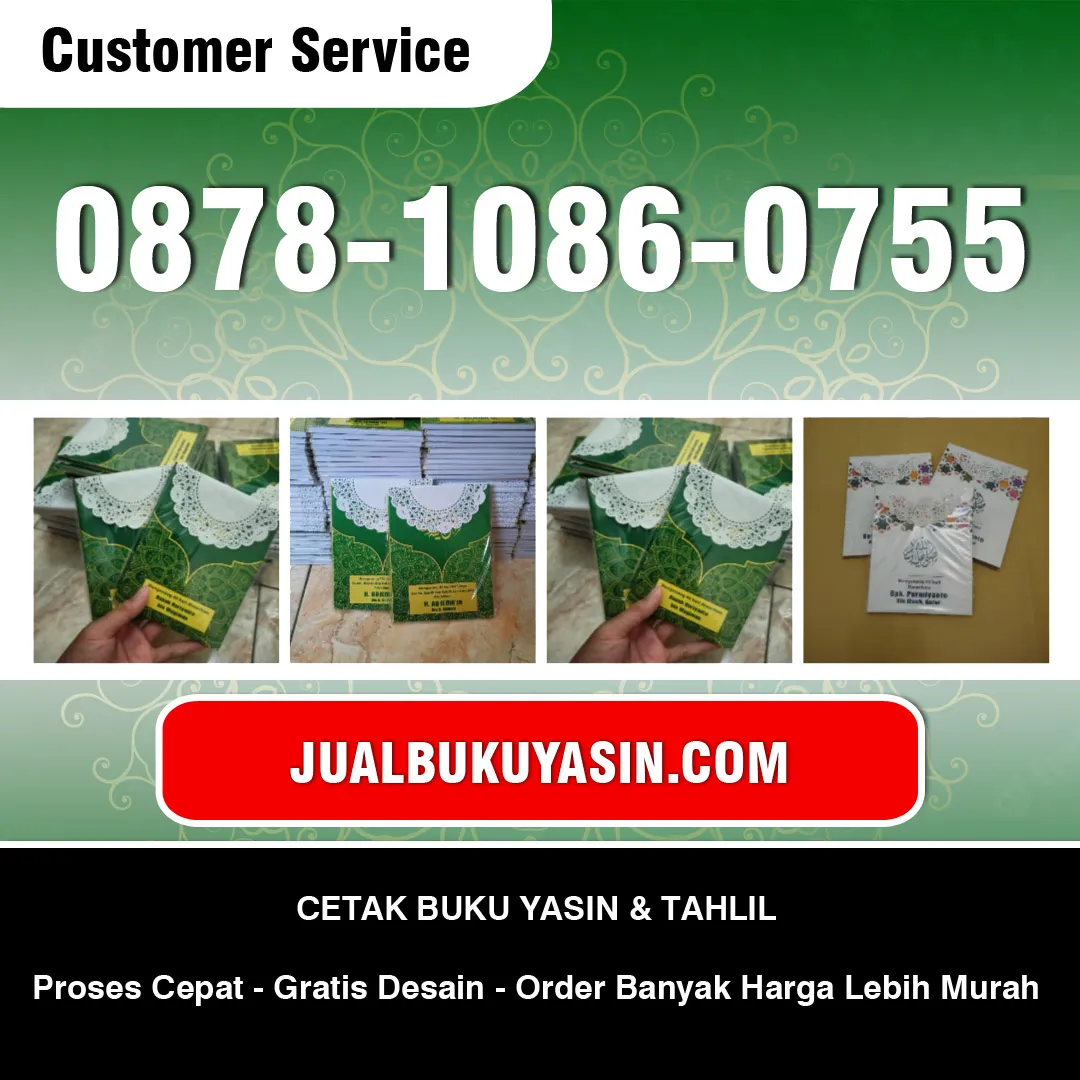 Jasa Percetakan Buku Yasin Cirebon