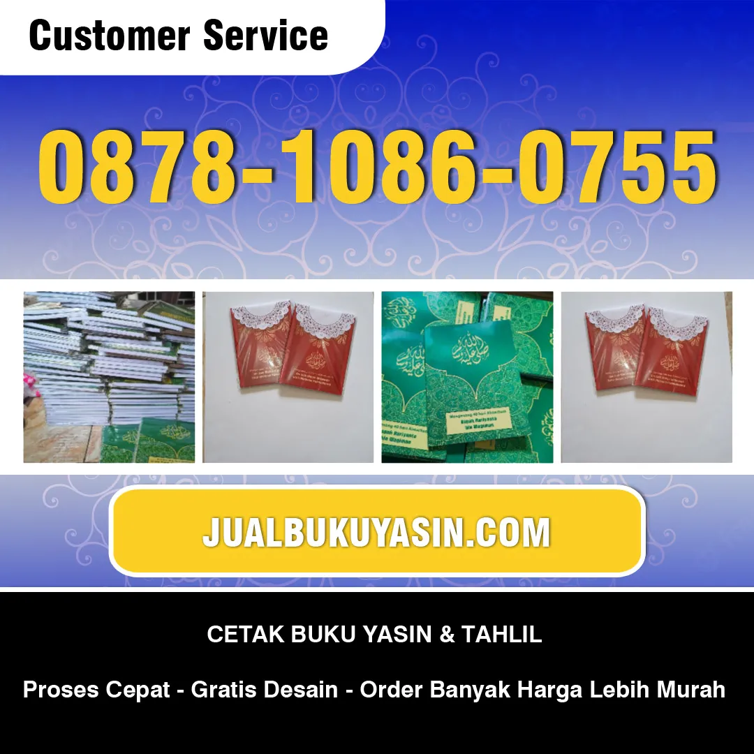 Percetakan Buku Yasin di Indramayu