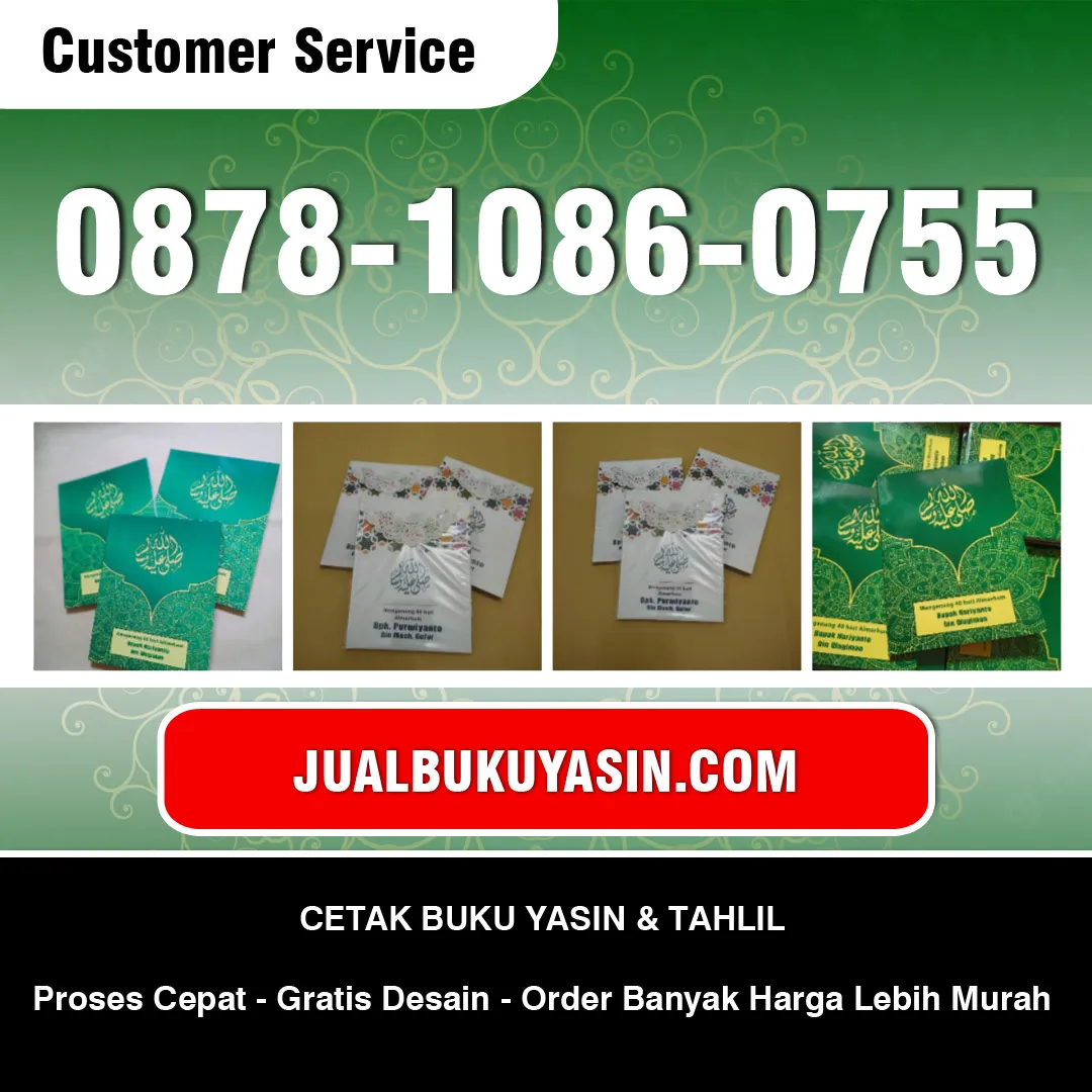 Percetakan Buku Yasin di Kebumen