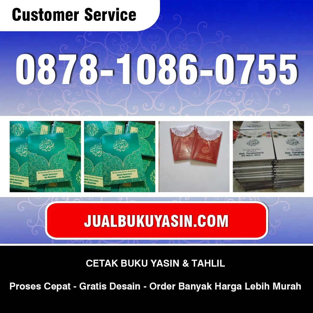 Percetakan Buku Yasin di Lumajang