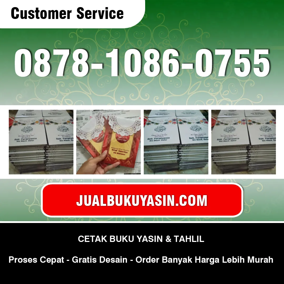 Percetakan Buku Yasin di Purbalingga