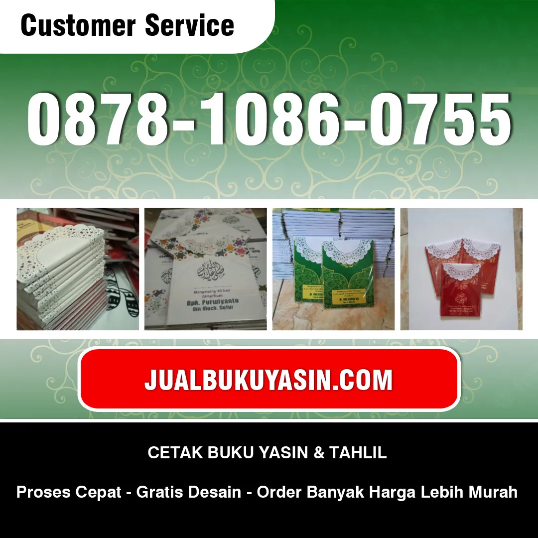 Percetakan Buku Yasin di Sragen