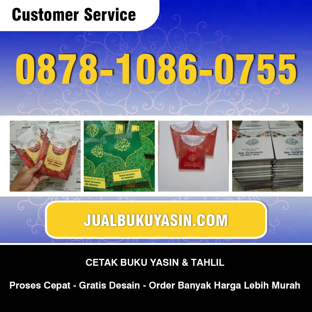 Percetakan Buku Yasin di Sukoharjo