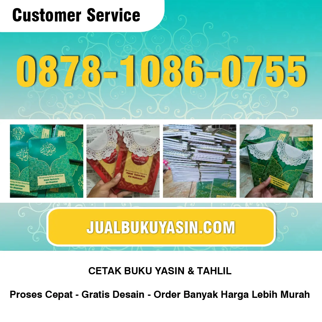 Percetakan Buku Yasin di Wonogiri