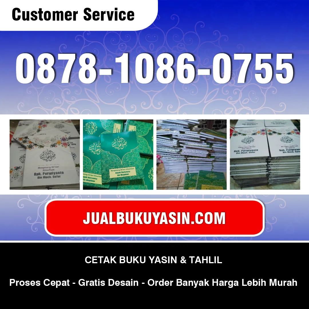 Percetakan Buku Yasin di Wonosobo