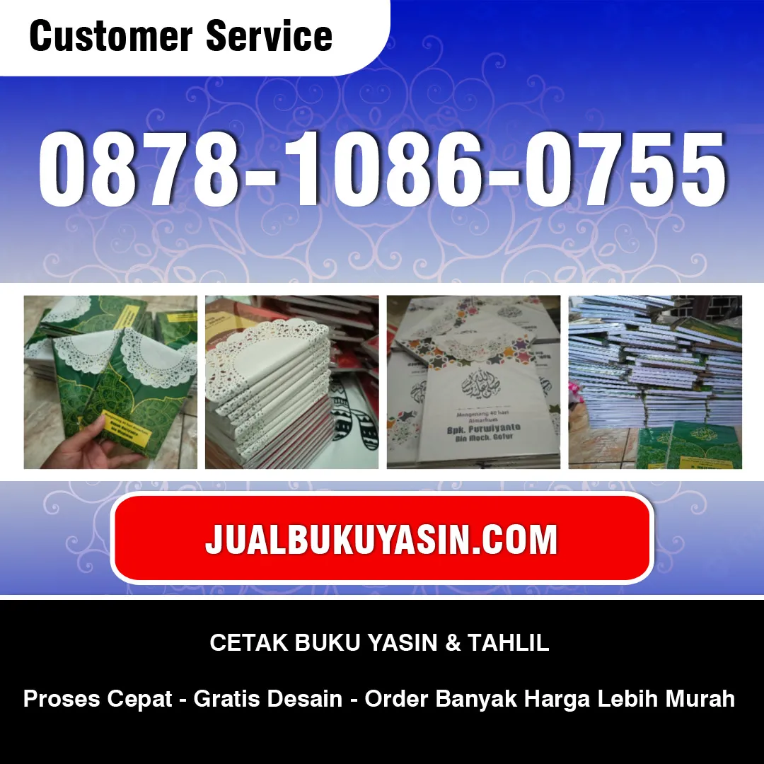 Percetakan Buku Yasin Murah Bandung