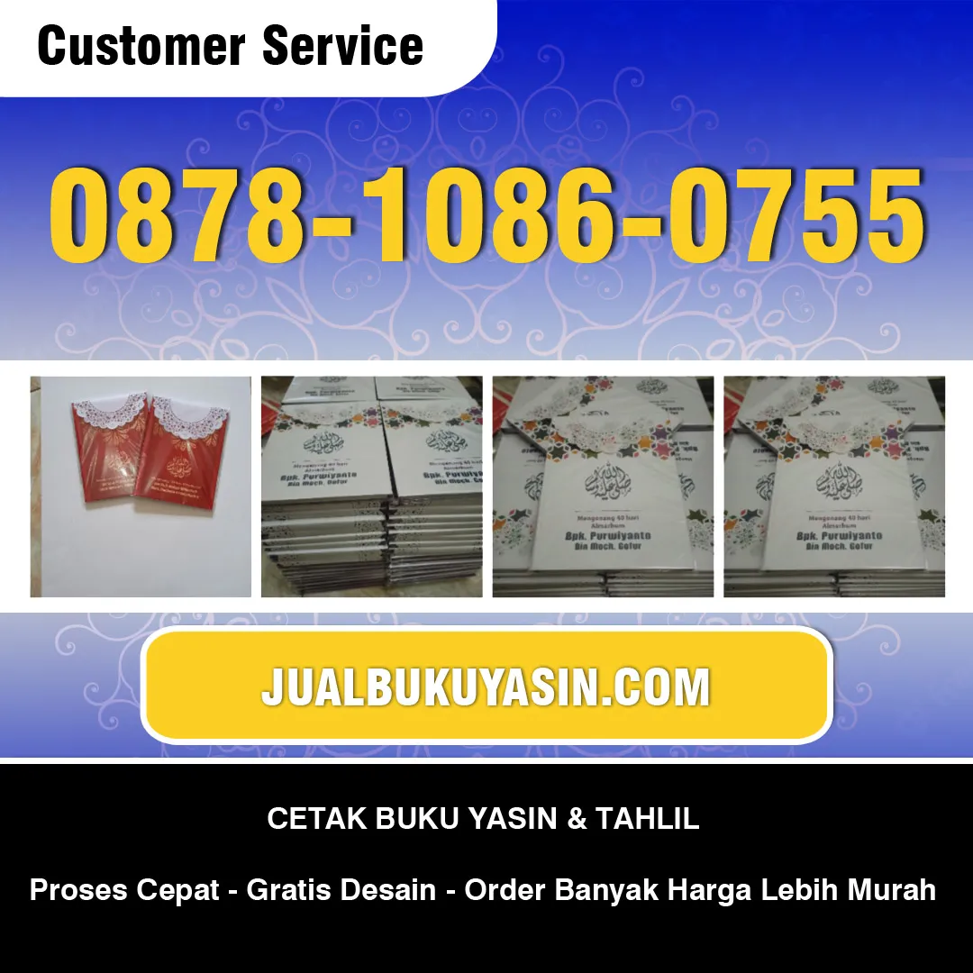 Percetakan Buku Yasin Murah di Banjarmasin