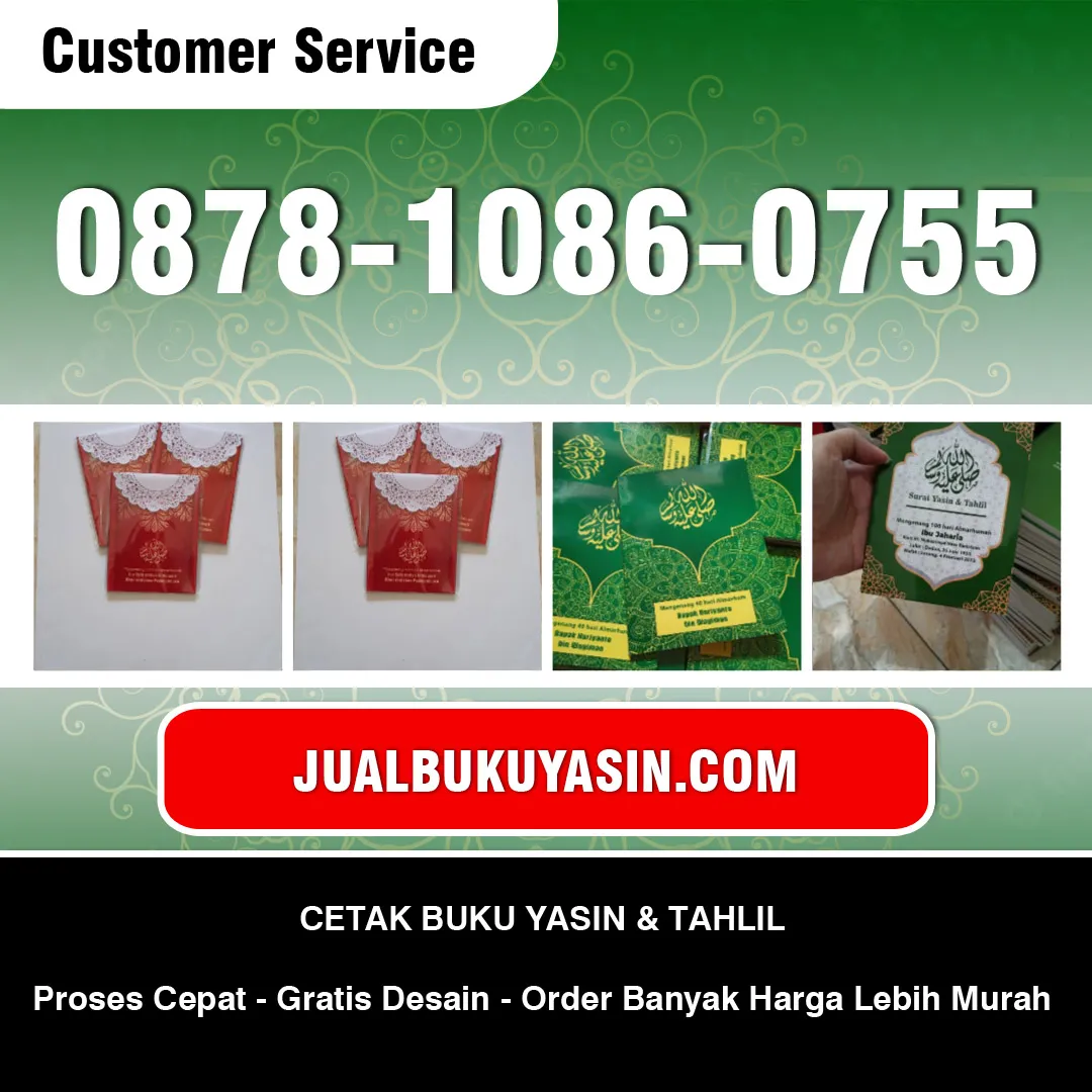 Percetakan Buku Yasin Murah di Boyolali