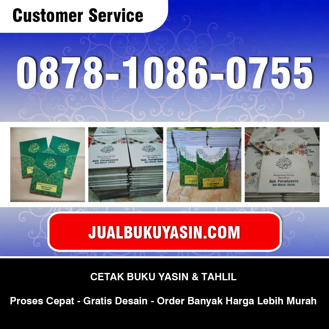 Percetakan Buku Yasin Murah di Cimahi