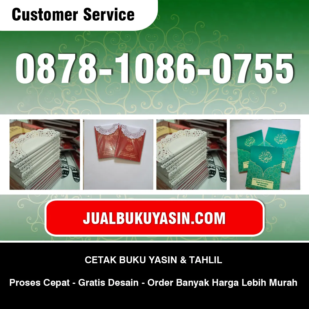 Percetakan Buku Yasin Murah Jember