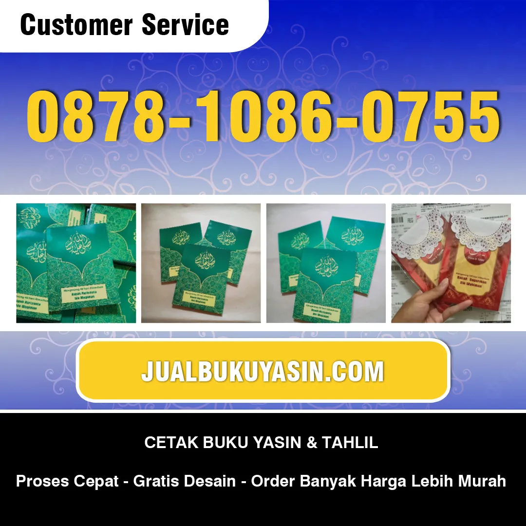 Tempat Bikin Buku Yasin di Bekasi