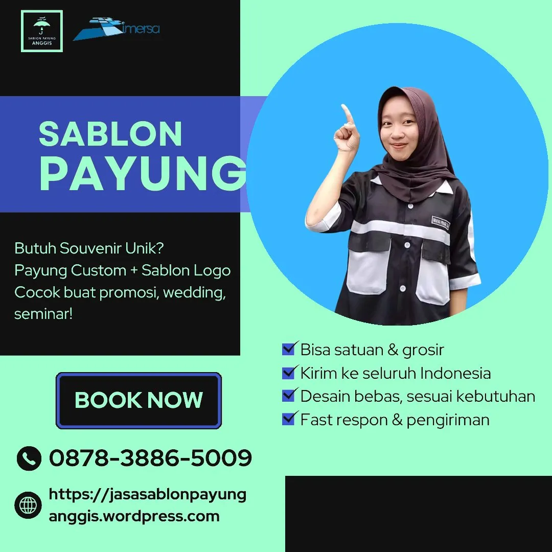 Tempat Sablon Payung