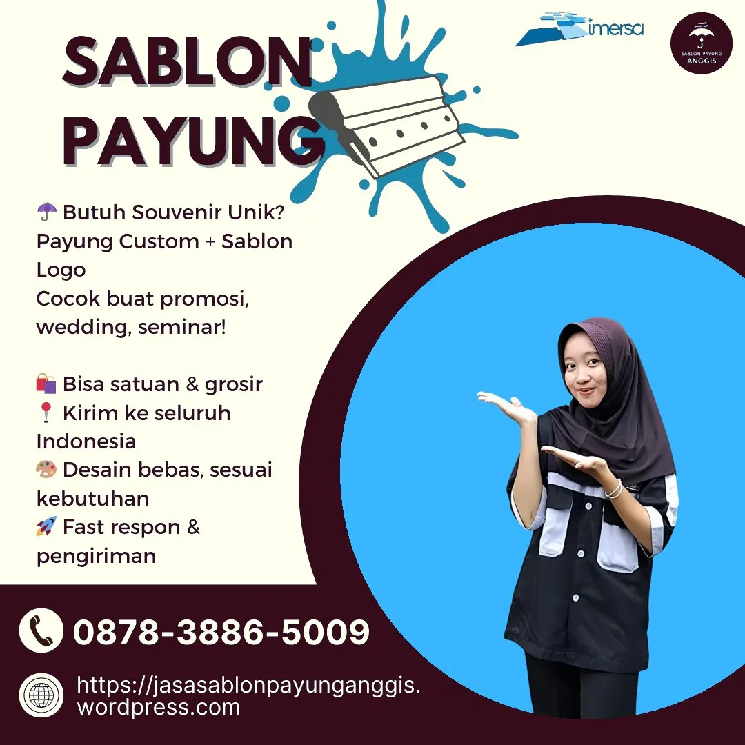 Sablon Payung di Malang