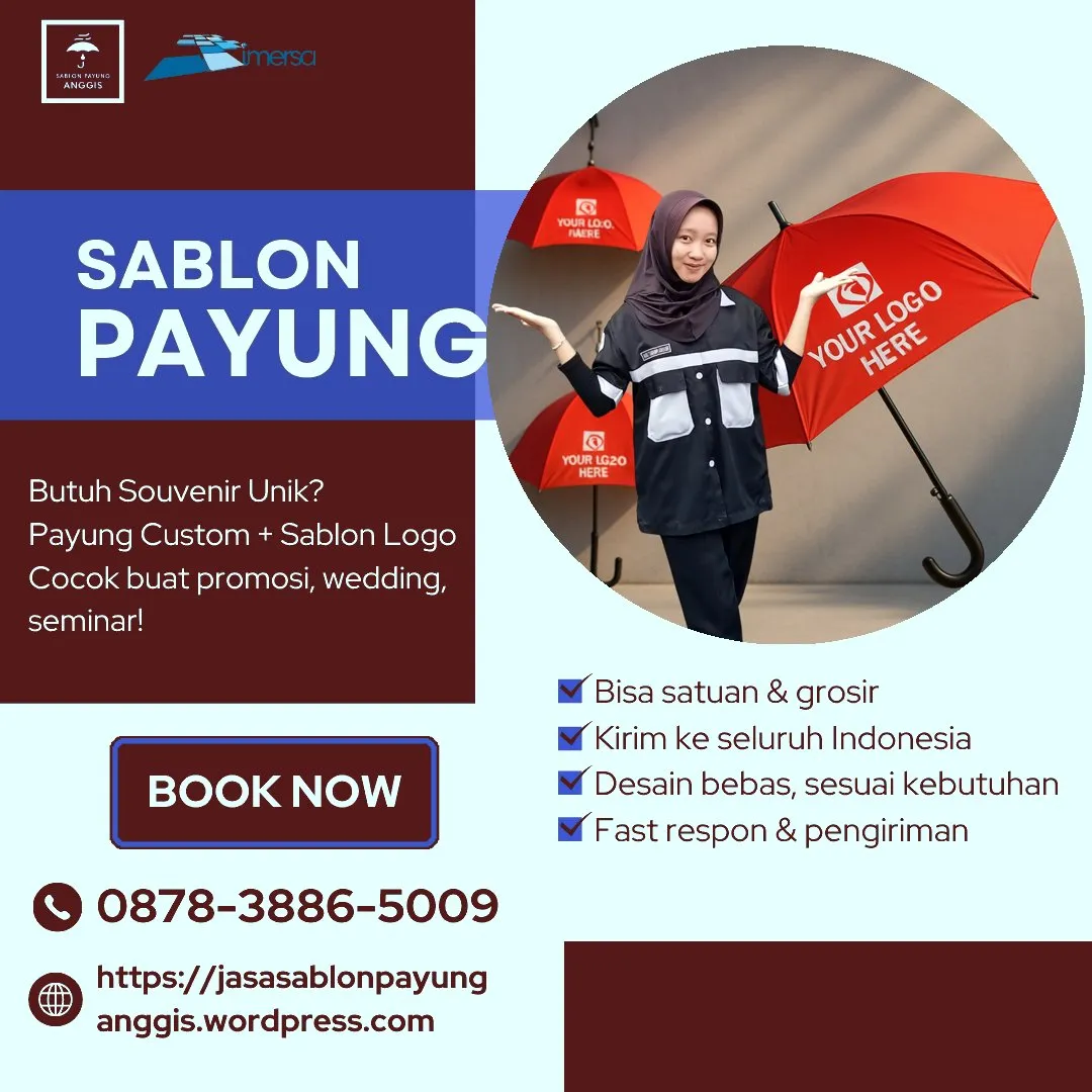 0878-3886-5009 (WA) Souvenir Payung Karawang, Tempat Pembuatan Payung Promosi di Bandung, Jual Souvenir Payung Murah, Souvenir Pernikahan Payung, Souvenir Payung Sidoarjo, Payung Lucu Sablon, Payung Promosi Malang, Distributor Payung di Jogja, Souvenir Payung Jogja, Harga Sablon Payung Bandung