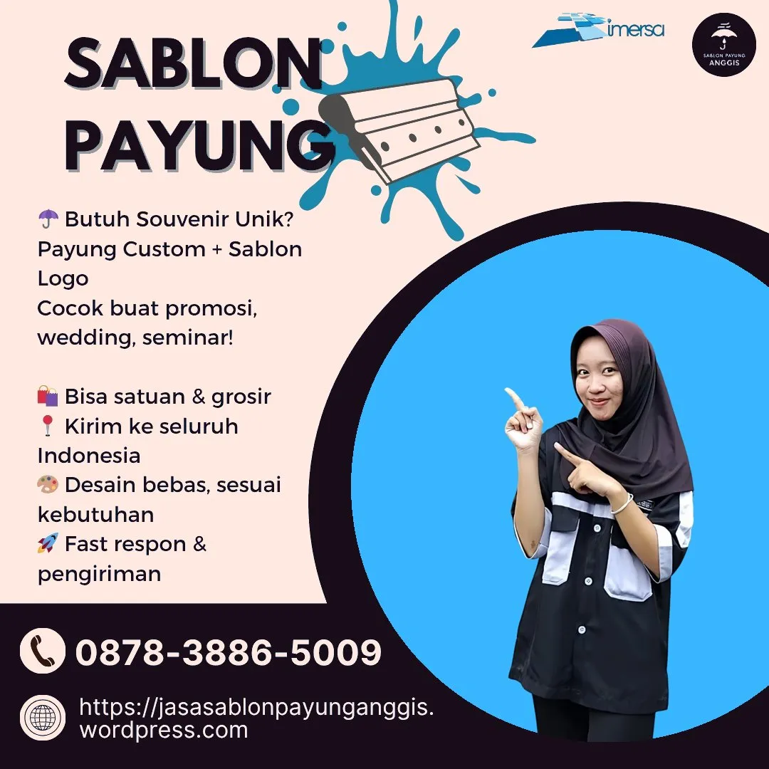 Jasa Sablon Payung Samarinda