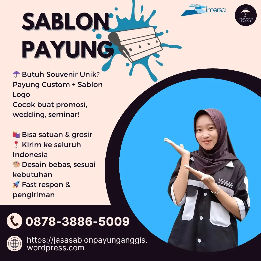 Cetak Payung Sablon Murah