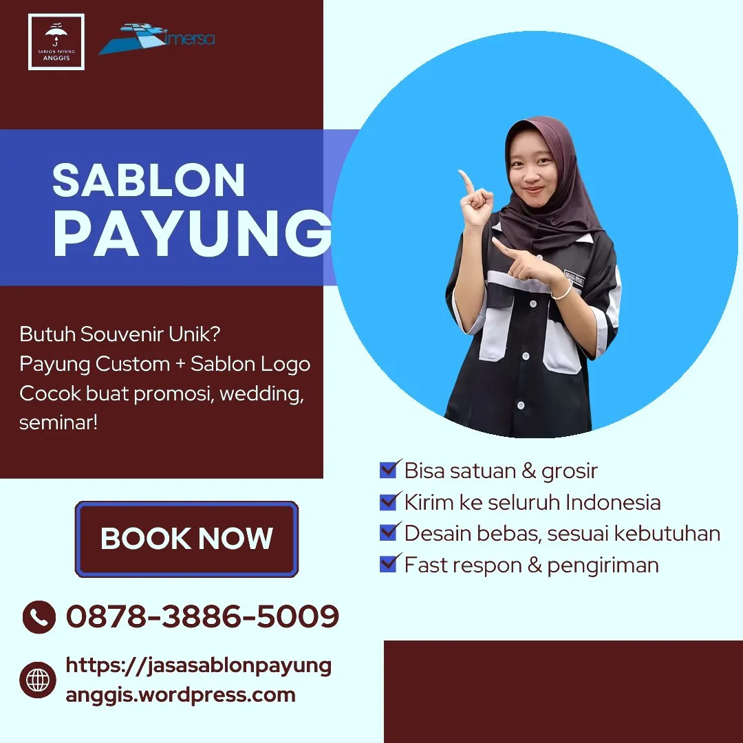 Sablon Souvenir Payung