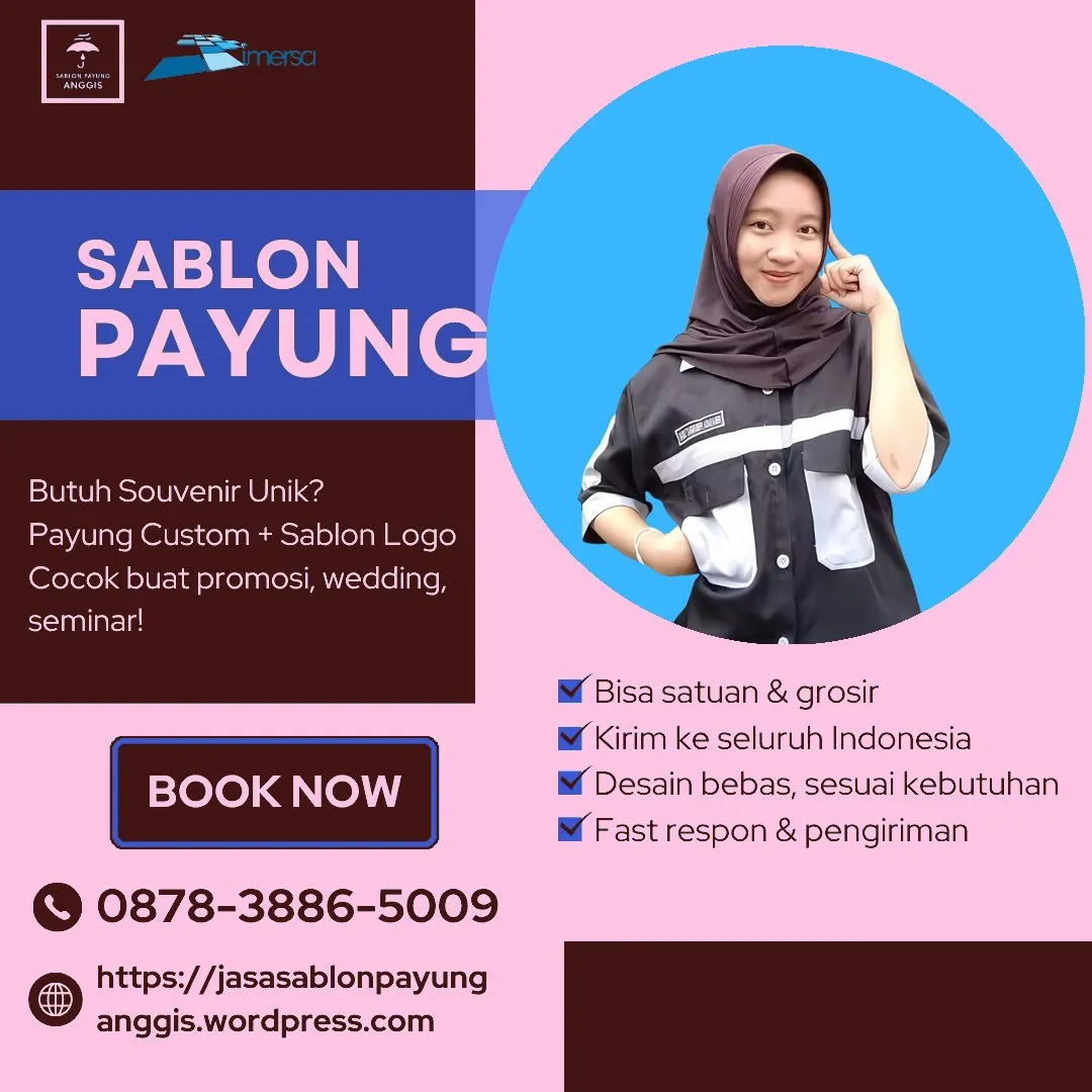 0878-3886-5009 (WA) Payung Promosi, Sablon Payung Medan, Souvenir Payung Cimahi, Harga Payung Promosi Bandung, Souvenir Pernikahan Payung, Harga Sablon Payung Murah, Payung Otomatis Sablon, Sablon Payung Indramayu, Souvenir Payung Yogyakarta, Souvenir Payung Surabaya