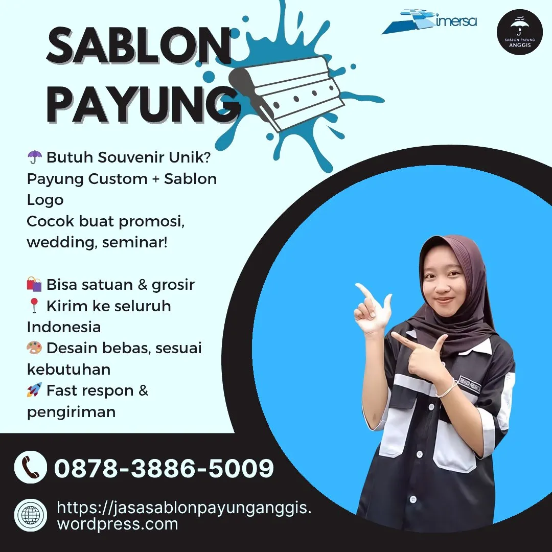Payung Custom Logo