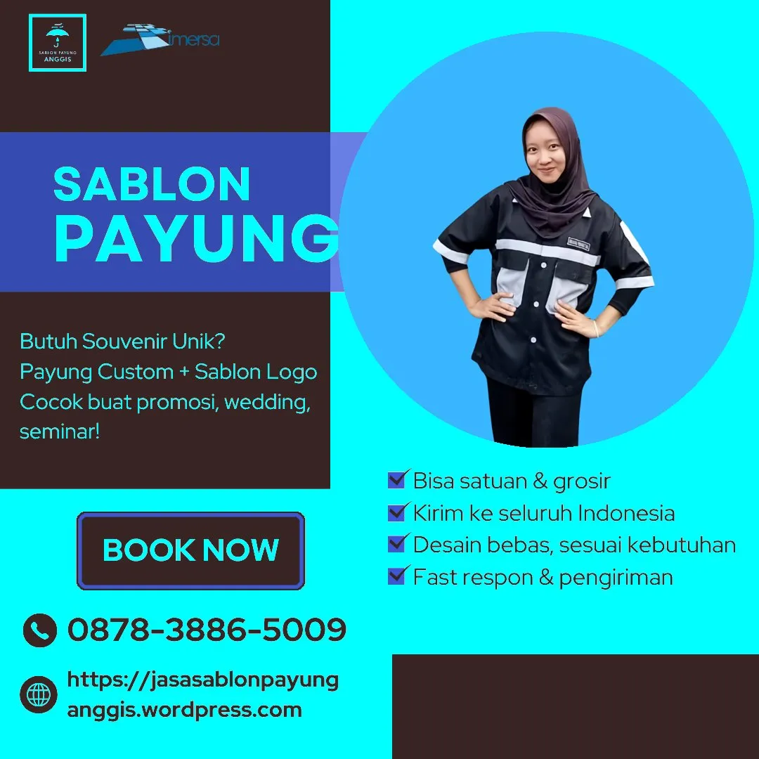 Sablon Payung Promosi Jogja