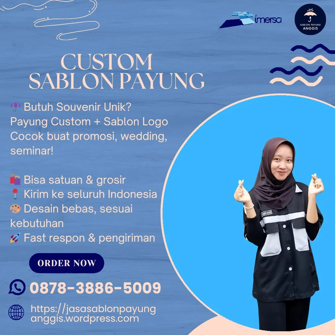 0878-3886-5009 (WA) Hadiah Payung Souvenir, Sablon Payung Solo, Sablon Payung Surabaya, Sablon Payung Murah Surabaya, Harga Sablon Payung di Jogja, Souvenir Payung Cilegon, Souvenir Payung Surabaya, Souvenir Payung Yogyakarta, Cetak Payung Custom, Sablon Payung Jakarta