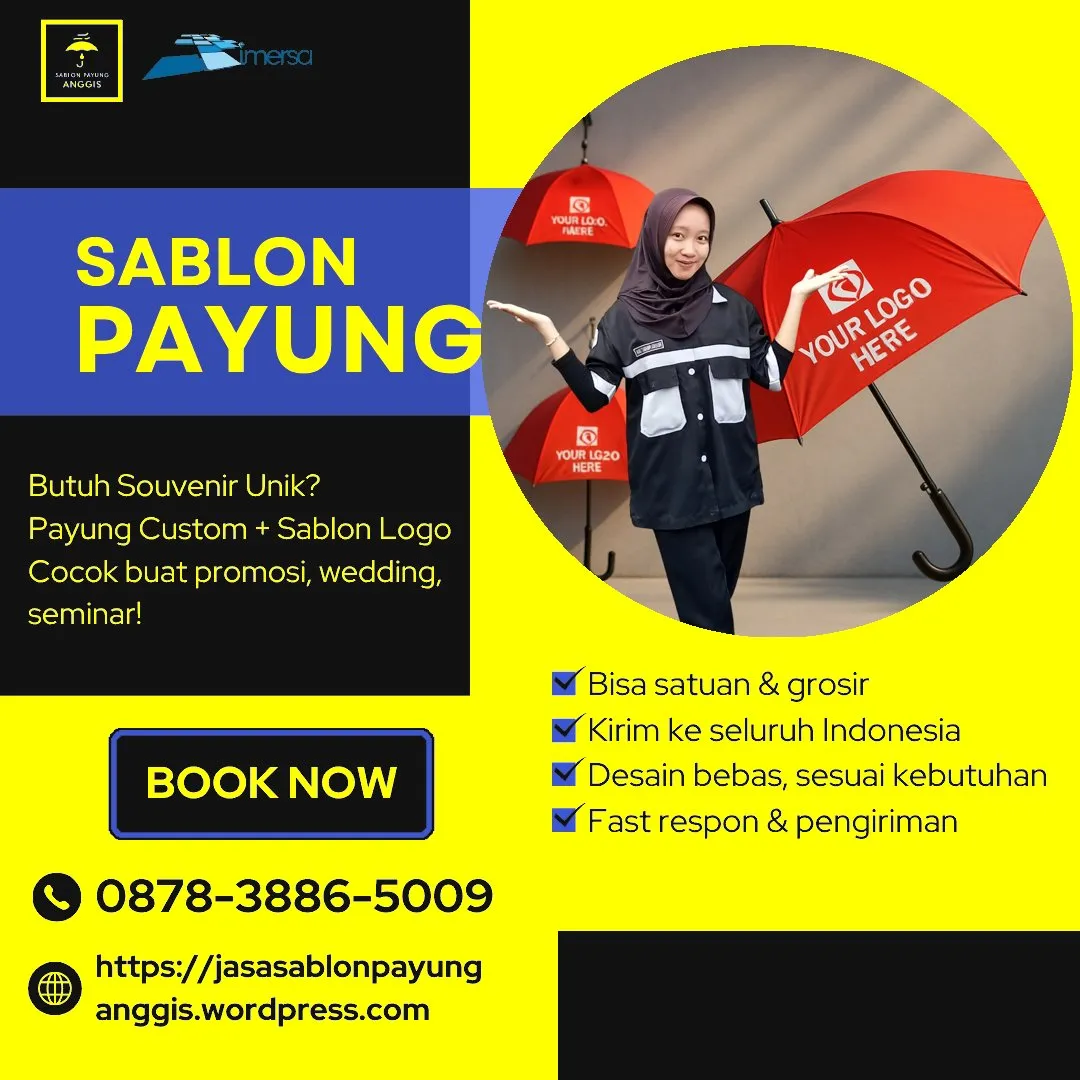 0878-3886-5009 (WA) Jasa Sablon Payung Magelang, Membuat Souvenir Payung, Sablon Payung Terdekat, Harga Payung Murah Untuk Souvenir, Supplier Payung di Jogja, Pesan Payung Souvenir, Payung Custom Bali, Pesan Payung Promosi, Dimana Beli Payung Souvenir?, Jasa Pembuatan Sablon Payung