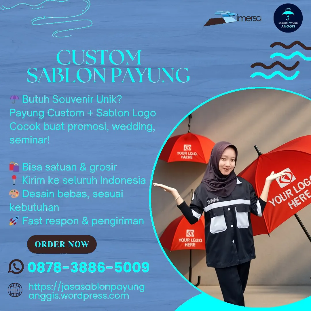 0878-3886-5009 (WA) Custom Payung di Jakarta, Payung Souvenir Magelang, Souvenir Payung Pernikahan, Sablon Payung Medan, Pembuatan Payung Souvenir, Sablon Payung Kupang, Payung Custom, Souvenir Payung Batik, Harga Payung Custom, Harga Sablon Payung di Surabaya
