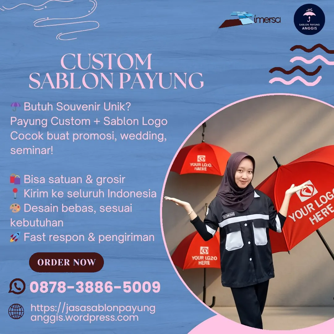 Pesan Sablon Payung
