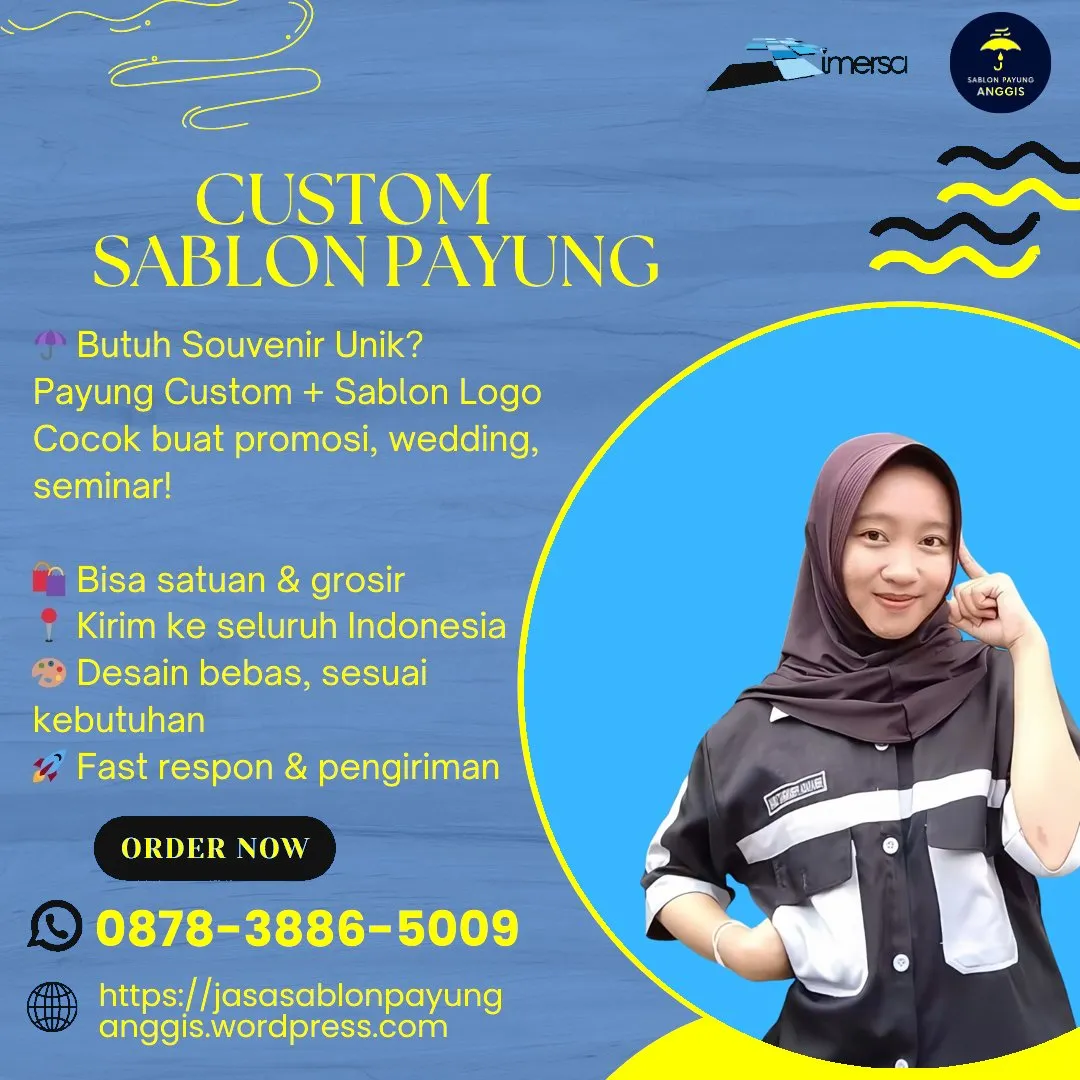 0878-3886-5009 (WA) Harga Sablon Payung Promosi, Harga Souvenir Payung di Bali, Jasa Sablon Payung Klaten, Souvenir Payung, Payung Promosi Bali, Pusat Souvenir Payung Custom, Bungkus Souvenir Payung Plastik, Harga Payung Promosi di Jogja, Harga Souvenir Payung di Yogyakarta, Souvenir Payung Murah di Yogyakarta