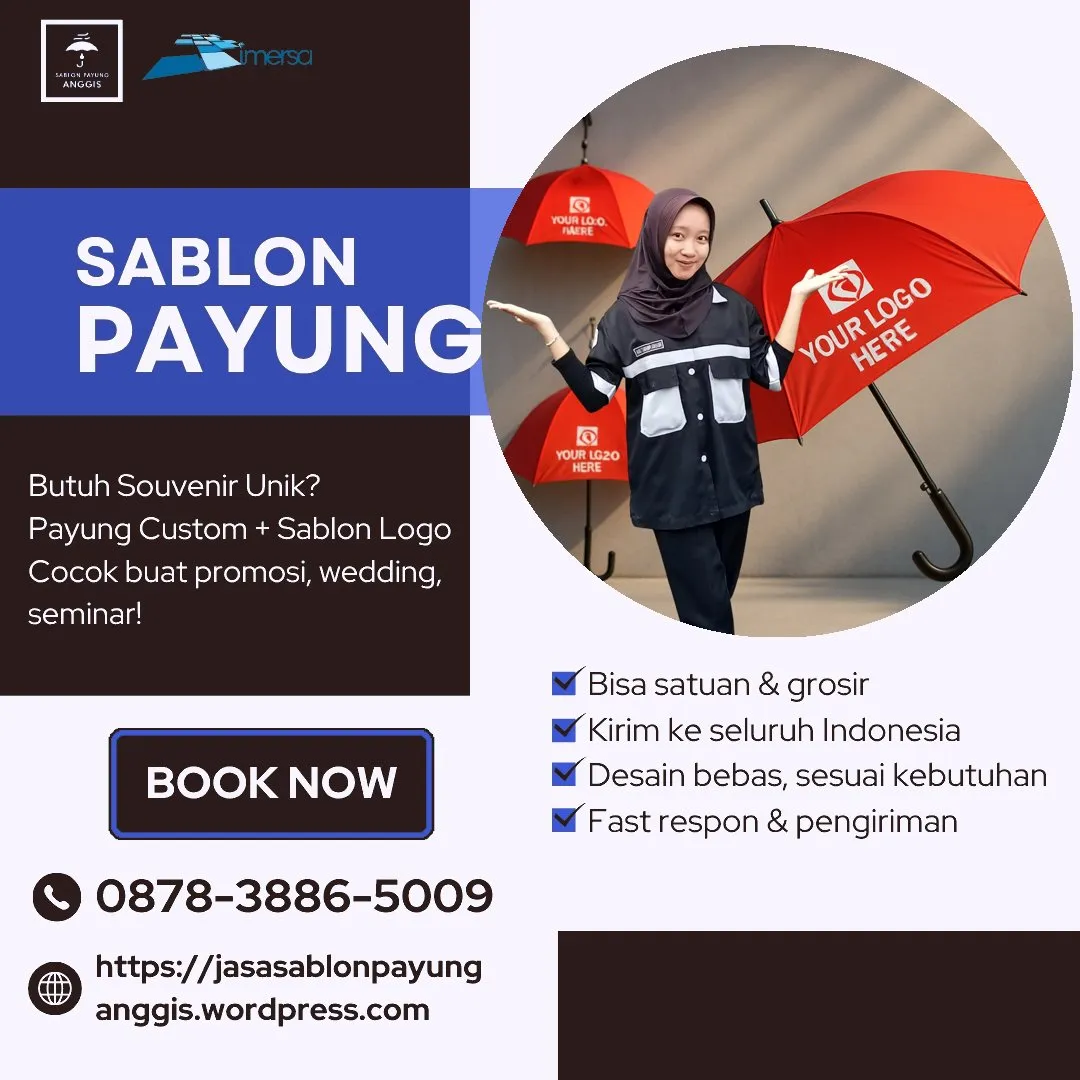 0878-3886-5009 (WA) Sablon Payung, Sablon Payung Cirebon, Sablon Payung Satuan, Payung Promosi Depok, Souvenir Payung Anak-Anak, Souvenir Topi Payung, Sablon Souvenir Payung, Pusat Souvenir Payung, Pesan Payung Berlogo, Souvenir Payung Mojokerto