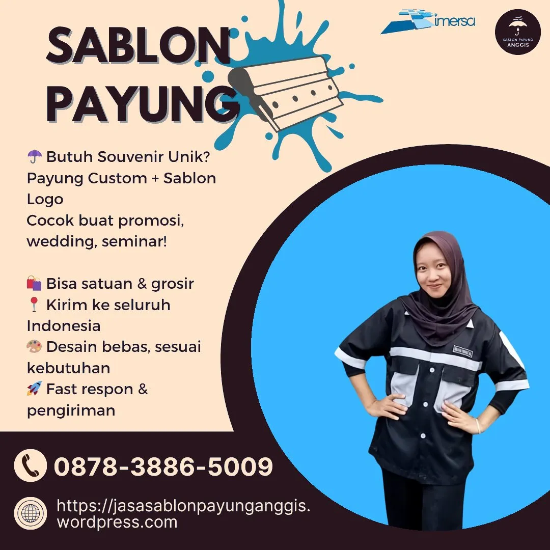 Sablon Payung DTF