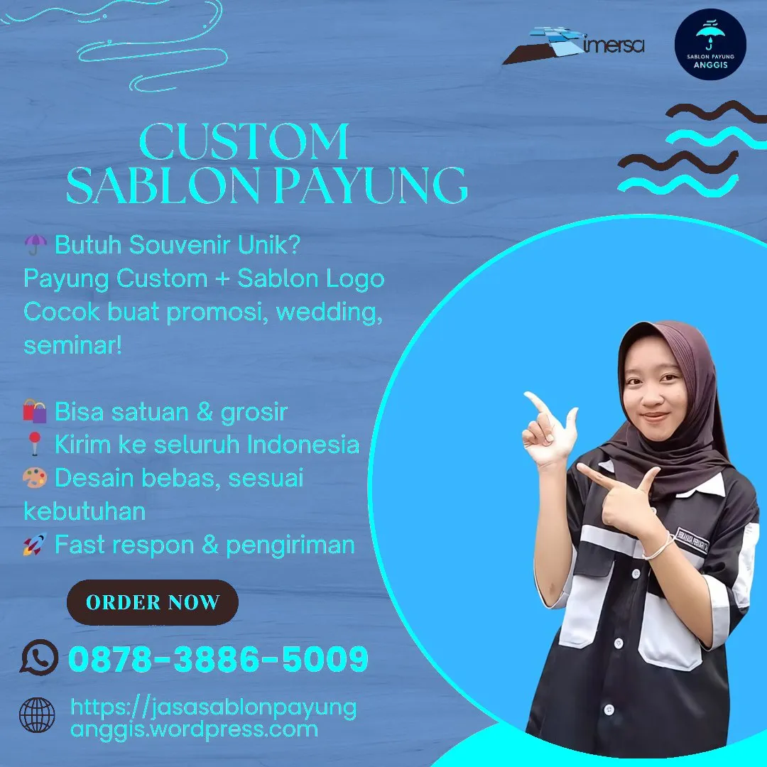 0878-3886-5009 (WA) Harga Grosir Payung Jogja, Souvenir Payung Kendari, Harga Payung Promosi Bandung, Custom Payung, Souvenir Payung Pekalongan, Souvenir Payung Karawang, Jasa Sablon Payung Ciputat, Harga Souvenir Payung di Bali, Sablon Payung Satuan Surabaya, Pusat Souvenir Payung Custom