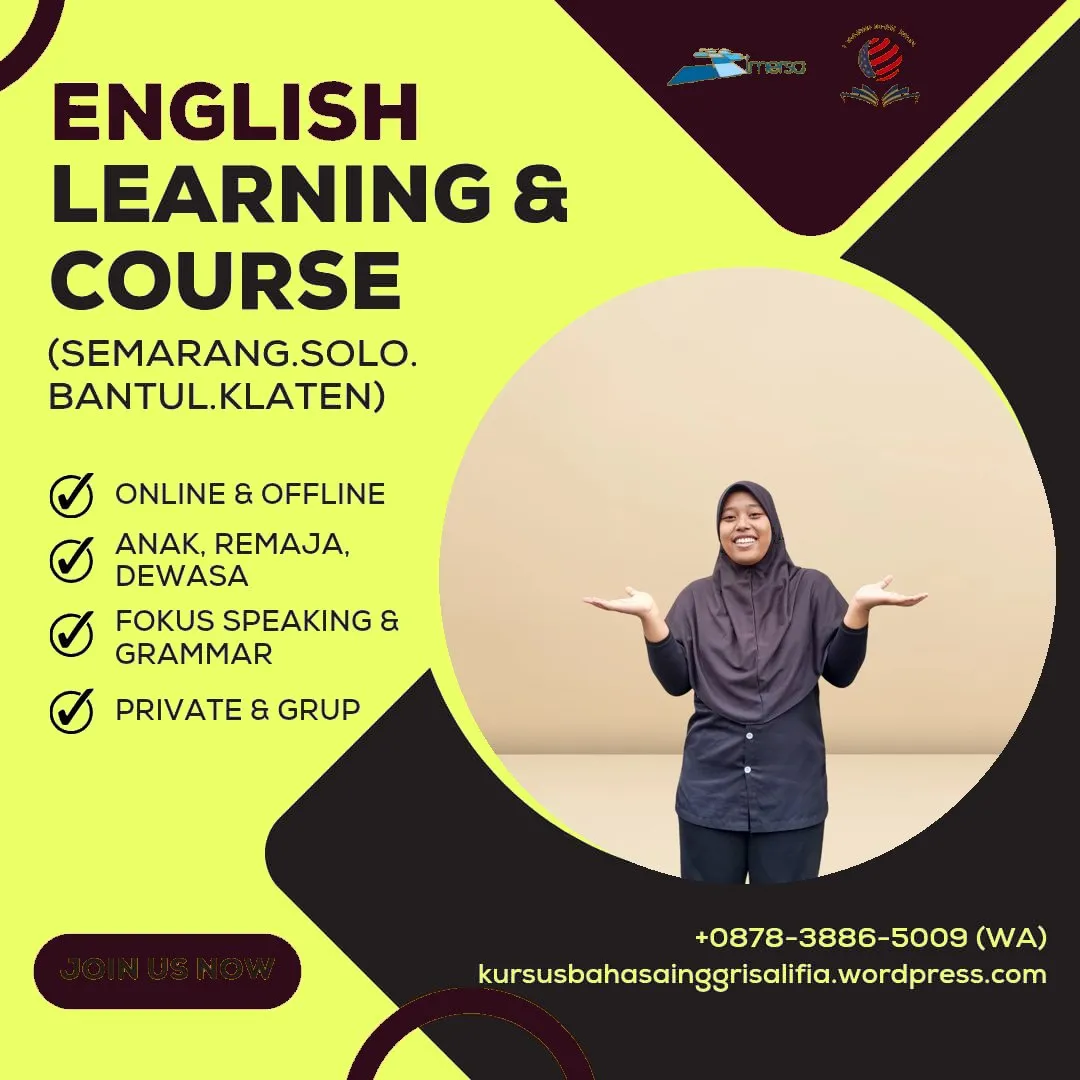 Kursus Bahasa Inggris di Banyumanik Semarang