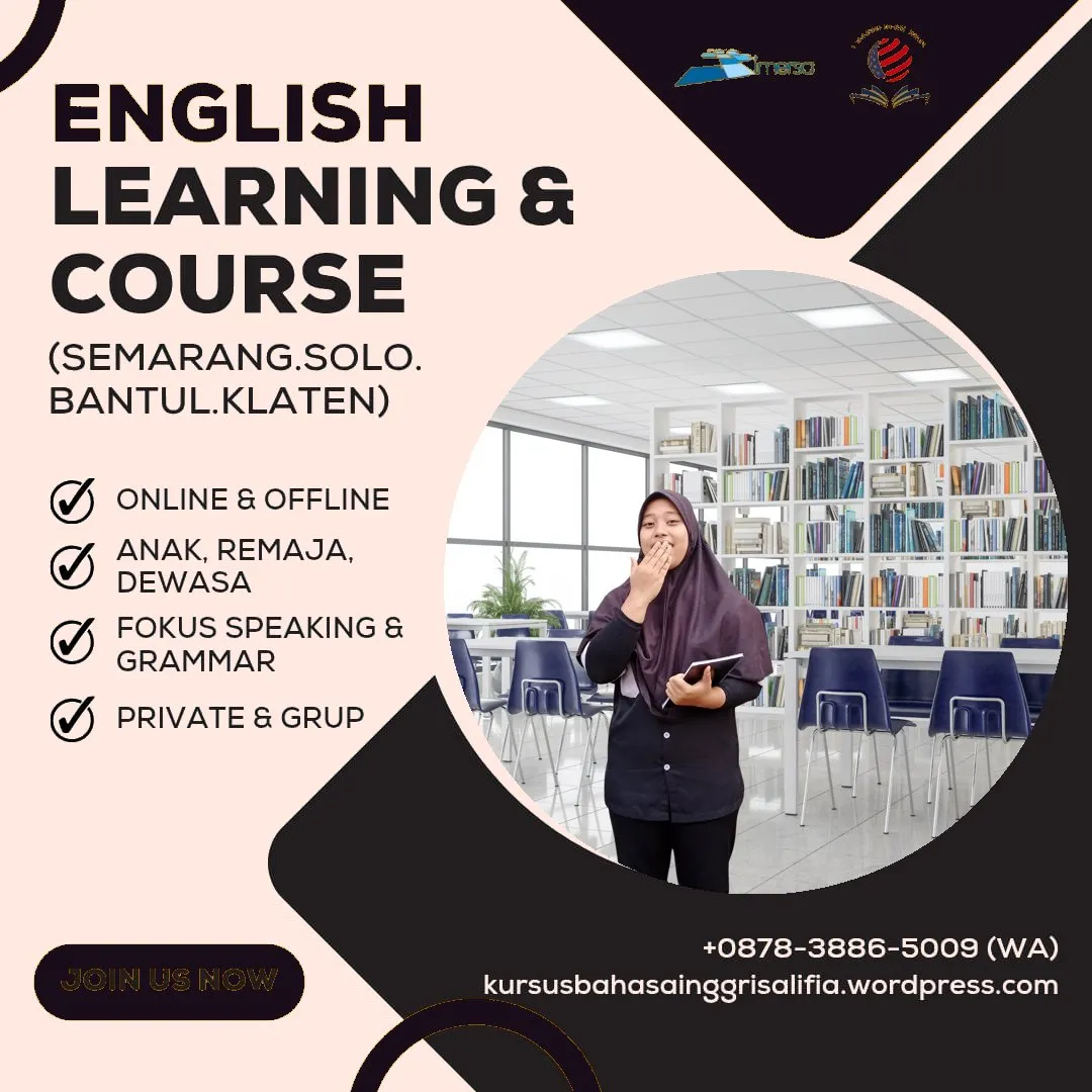 0878-3886-5009 (WA) Kursus Bahasa Inggris di Tembalang Semarang, Les Bahasa Inggris di Jogja Sleman, Tempat Les Bahasa Inggris di Semarang, Belajar Bahasa Inggris Semarang, Tempat Belajar Bahasa Inggris di Jogja, Kursus Percakapan Bahasa Inggris di Jogja, Belajar Bahasa Inggris di Semarang, Jasa Translate Bahasa Inggris Jogja, Les Bahasa Inggris Anak di Bantul, Jogja English Training Alifia
