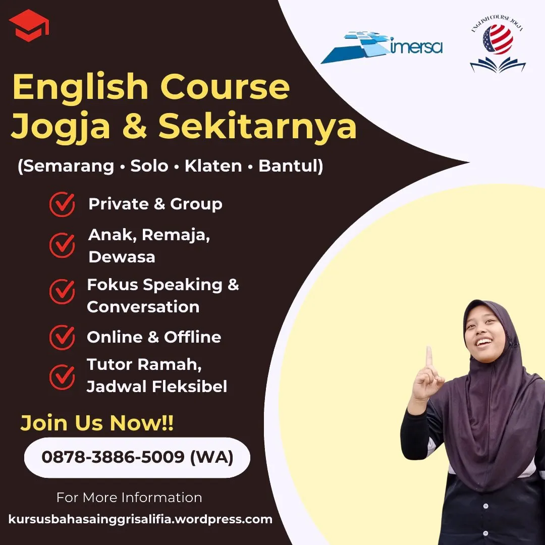 Les Bahasa Inggris Untuk Anak TK di Jogja