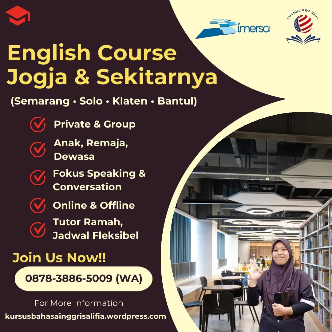 0878-3886-5009 (WA) Kursus Bahasa Inggris English Cafe Semarang, Kursus Bahasa Inggris Klaten, Guru Les Bahasa Inggris Jogja, English Cafe Jogja Kursus Bahasa Inggris di Jogja, Les Bahasa Inggris Murah di Jogja, Kursus Conversation Bahasa Inggris di Solo, Kursus Bahasa Inggris Ungaran Kabupaten Semarang Jawa Tengah, Kursus Bahasa Inggris Semarang Murah, Kursus Bahasa Inggris Kota Semarang Jawa Tengah, Les Bahasa Inggris di Solo Yang Bagus
